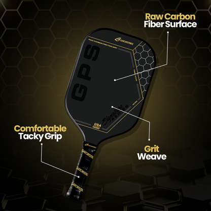 Gold Pro Control T700 (16mm) Raw Carbon Fiber Weave Grit